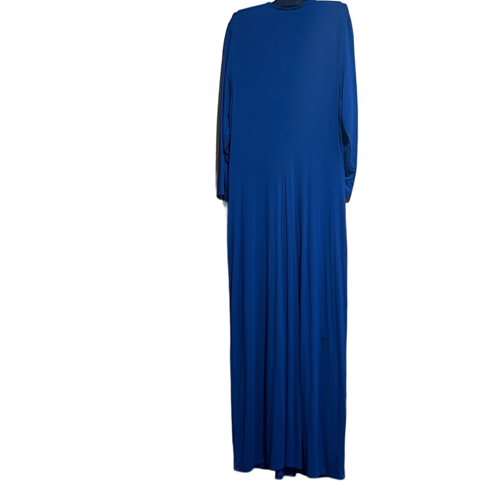 Tommy Bahama Twist-Front Maxi Dress – Blue – Size L - Picture 4 of 5